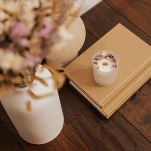 Cabane - sustainable floral design studio in Newport Beach CA shipping French-style, eco-chic bouquets, home décor, and gifts across California - Pastel Dried Flower Bouquet - www.fromcabane.com
